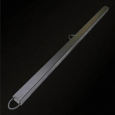 30-Inch Black Stainless Steel Obedience Spreader Bar for Ritualized Submission and Commanded Pleasure